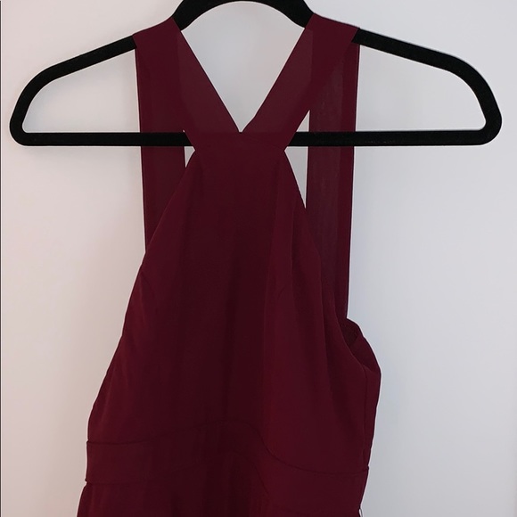 Maroon High Neck Dress! - Picture 2 of 4